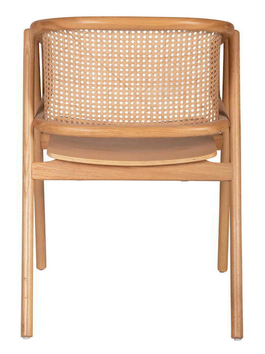Καρέκλα Εξωτερικού Χώρου Rattan Kenlee Φυσικό 57.5x55x81εκ.