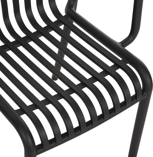 Scaun De Exterior Din Polipropilenă Convee Negru 55x52x79cm