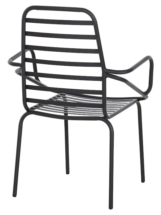 Scaun De Exterior Metalic Free Negru 61x53x87cm