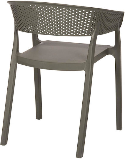 Scaun De Exterior Din Polipropilenă Perfoe Verde 53.5x50.5x73cm