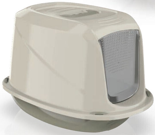 Georplast Jumbo Cat Toilet Closed Blue L57 x W39.5 x H38cm