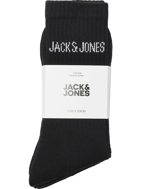 Jack & Jones Παιδικές Κάλτσες Μαύρο 5 Ζευγάρια