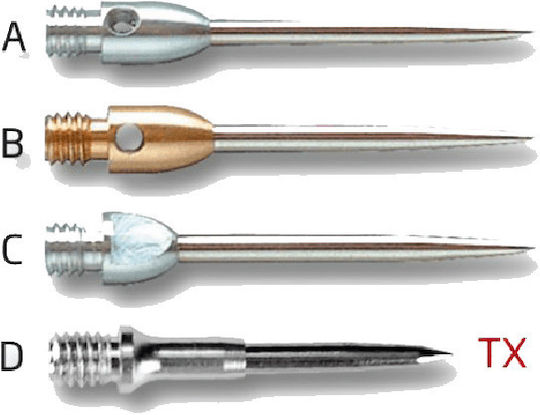 Bull's Stahlspitzen Aluminium 2BA Μύτες για Βελάκια