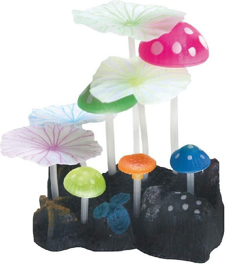 Wave Fluo Reef Mushrooms Декоративен за Аквариум