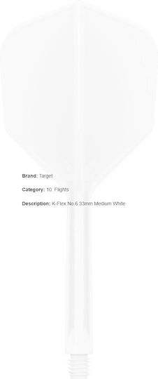 K-flex No.6 33mm Medium White