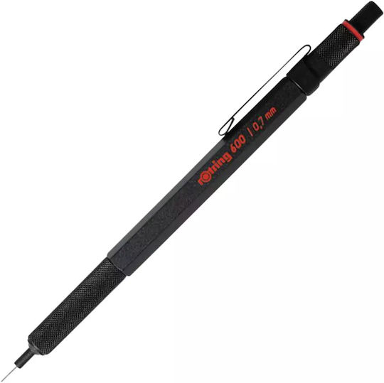 Rotring 600 Black Mechanical Pencil 0,7mm 1904442 3501179044422