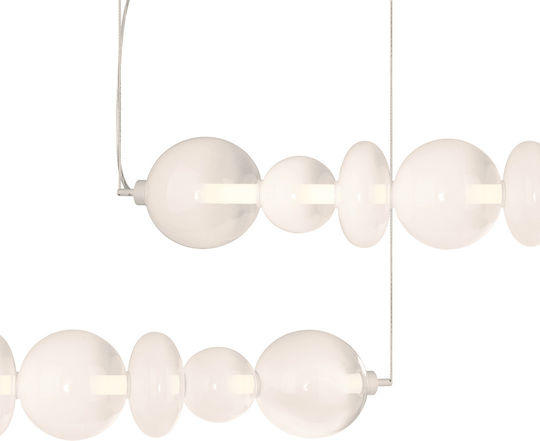 Eko Light Lustră Alb