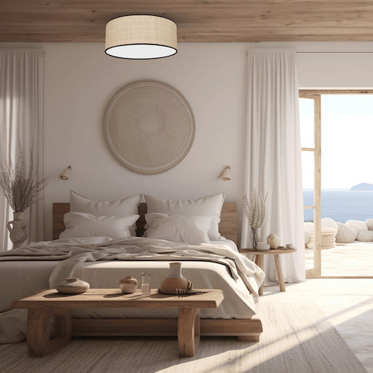Eko Light Marshall Κρεμαστό Φωτιστικό Λευκό 40x40εκ.