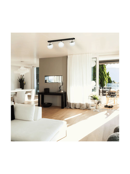 Eko Light Πλαφονιέρα Οροφής Ασημί