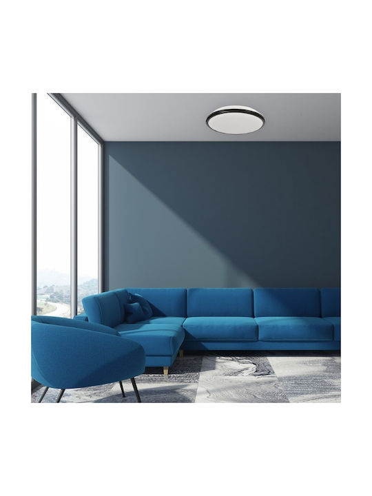 Eko Light Таванно осветление Баня Черен с Вграден LED