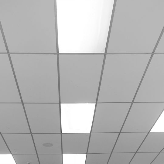 Eko Light Παραλληλόγραμμο Χωνευτό LED Panel 40W με Φυσικό Λευκό Φως 4000K 120x30εκ.