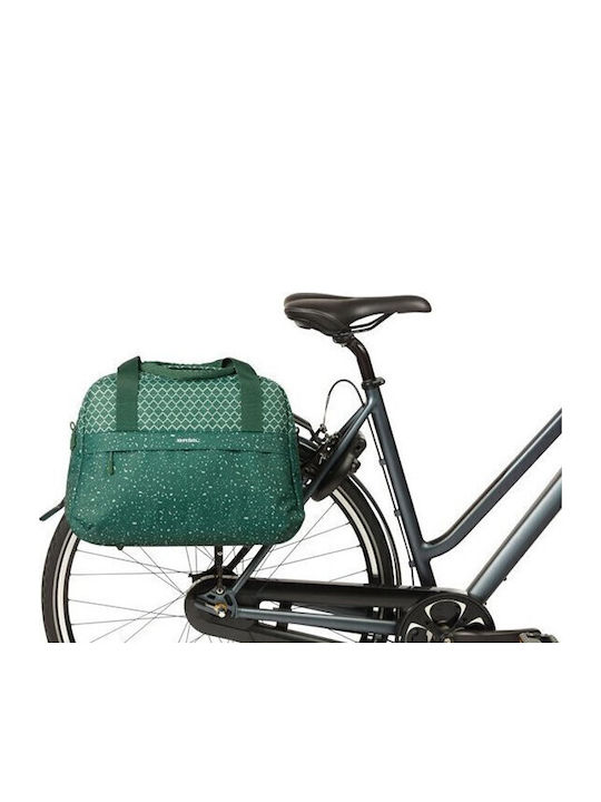 Basil Bicycle Rack Bag Green