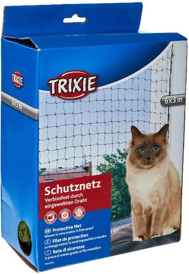 Trixie Cat Net 6x3m made of Metal in Green Color 600 x 300cm