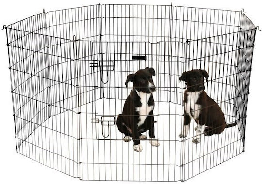 Kerbl Park Dog made of Metal in Black Color 57 x 78cm