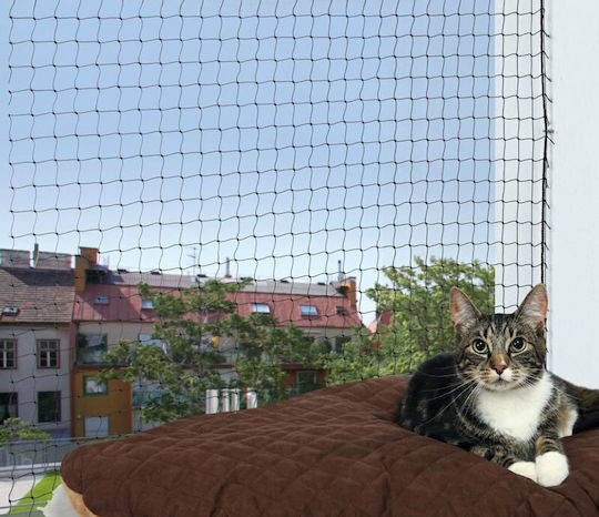 Trixie Cat Net 2x1.5m Olive made of Metal 200 x 150cm