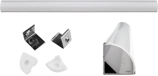 Redled Γωνιακή Τάπα για Εξαρτήματα Ταινιών LED 27111