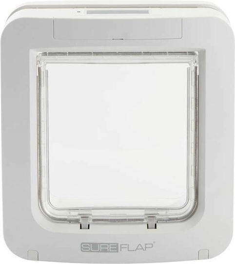Trixie Sureflap 4Way Cat Flap XL Door Dog & Cat made of Plastic in White Color 26.2 x 17 x 28.1cm