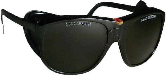 Ergo 317N Safety Glasses for Protection with Black Lenses Tinted Welding 1pcs