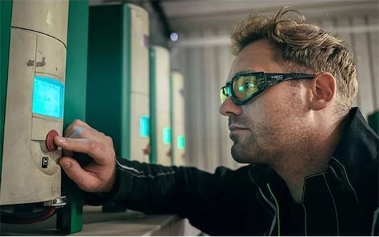 Neo Tools Arbeitsschutzbrillen mit gelben Linsen 1Stück