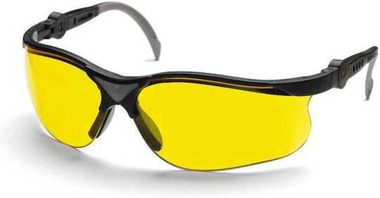 Husqvarna Yellow X Γυαλιά Εργασίας για Προστασία με Κίτρινους Φακούς