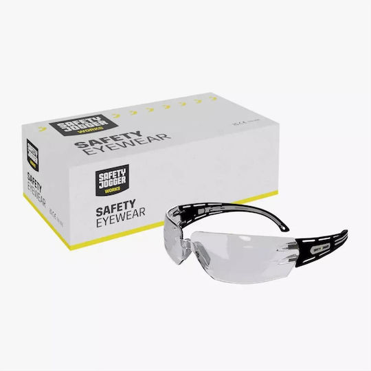 Safety Jogger Safety Glasses for Protection with Transparent Lenses 1pcs