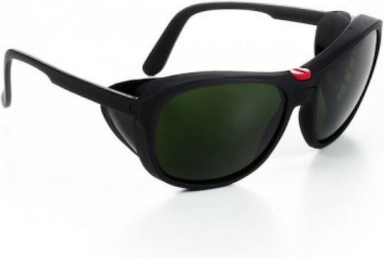 Univet Safety Glasses for Protection with Black Lenses Tinted Welding 1pcs