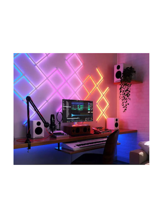 Nanoleaf Smart Διακοσμητικό Φωτιστικό Lines LED RGB Μπάρα 3τμχ 27.85x42x3εκ.
