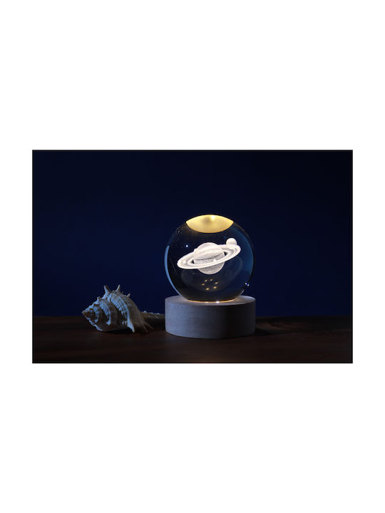 I-Total Dekorative Lampe Crystal Ball