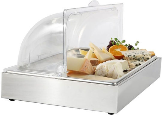 Maintenance Showcase Tabletop Roll Top with Capacity 1x1/1 GN 54x33.5x26cm