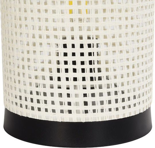 GloboStar Lustră Decorativă cu Soclu pentru Bec E27 Negru