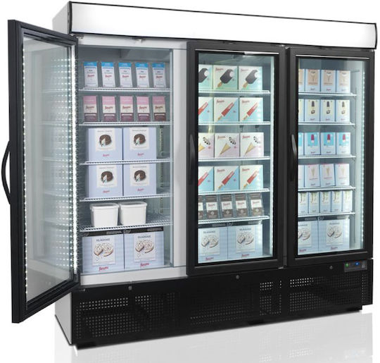 Tefcold Freezing Showcase Floor with 5 Levels with Capacity 1784lt 205.7x70x202cm