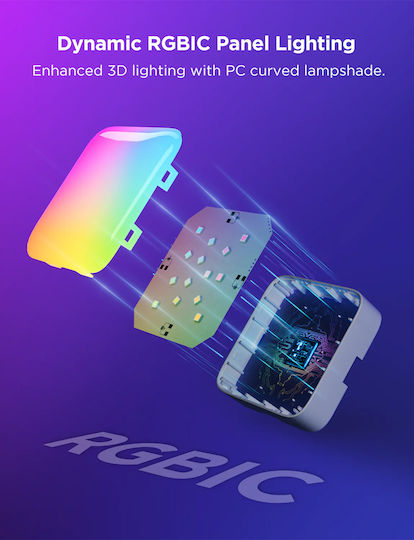 Govee Smart Διακοσμητικό Φωτιστικό Mini Panel LED RGBIC 10τμχ