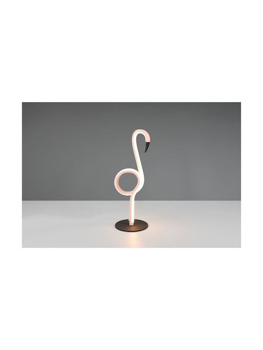 Trio Lighting Διακοσμητικό Φωτιστικό LED Θερμό Λευκό 3000K Φλαμίνγκο 12x35εκ.