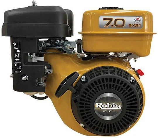 Robin EX21DH Κινητήρας Βενζίνης Τετράχρονος 211cc 7hp Μέγιστων Στροφών 3600rpm Οριζόντιου Άξονα με Κώνο (Ρεζερβουάρ 3.2lt)
