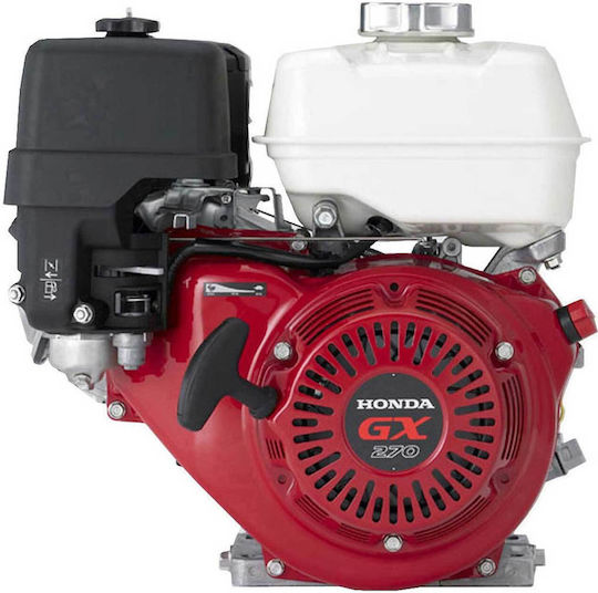 Honda GX 270 Gasoline Engine 4 Stroke 270cc 9hp Maximum Revolutions 3600rpm Horizontal Axis with Keyway and Starter (Tank 5.3lt)