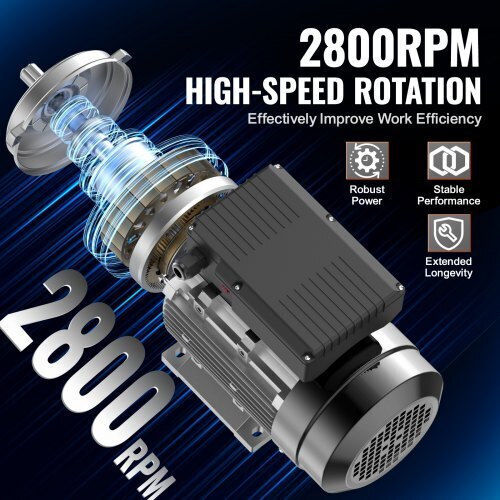 Single-phase Electric Motor 2.2 Kw 2800 Rpm 90l B3 Frame 13.8 A 220 V/50 Hz