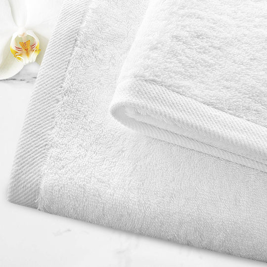 Astron Italy Hotel Face Towel 90x50cm White Weight 530gsm