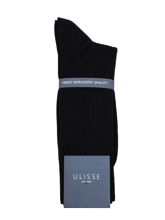 Socks Men Ulisse Mercerised Stripe Brown Sc-m102-700 Sc-m102-700-m102 Black