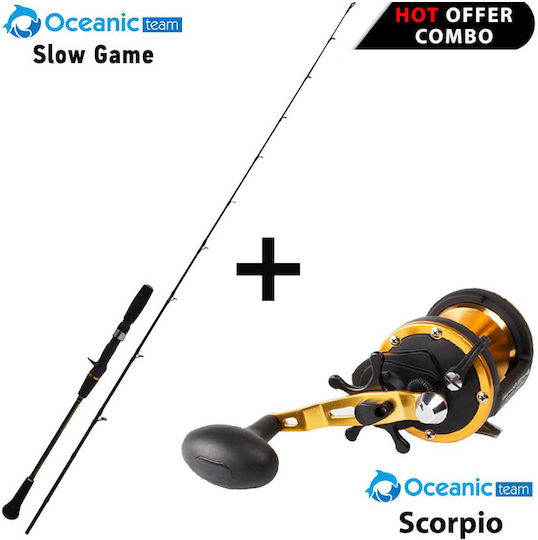 Oceanic Slow Game Καλάμι Ψαρέματος για Jigging / Slow Jigging 1.98m 300gr