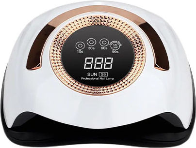 Beauty Salon S6 Nail Polish Curing Lamp UV 168W Gold