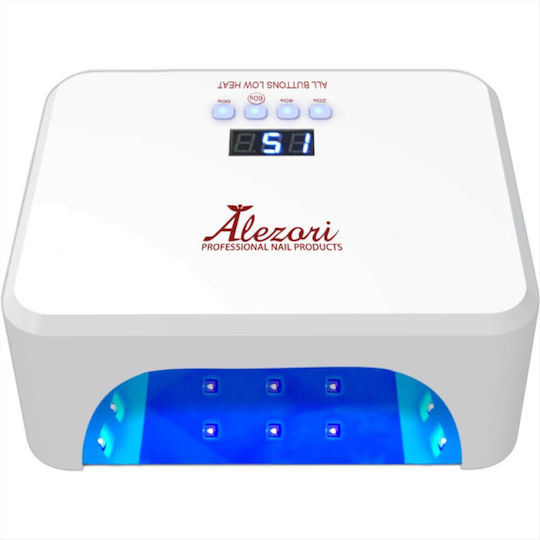 Alezori Nail Polish Curing Lamp UV / LED 60W White