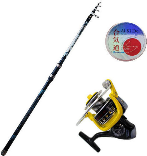 Oceanic Lotus 420 Fishing Rod for Surf Casting 4.2m 150gr with Blue Cane