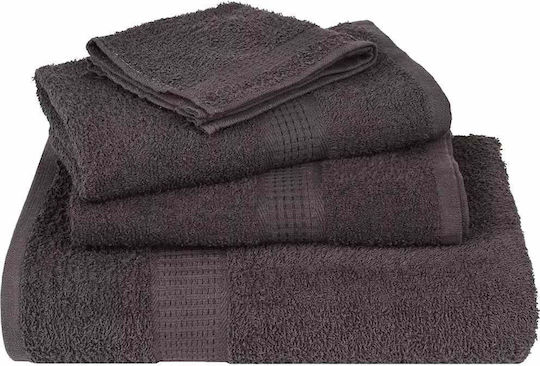 vidaXL Set 2 Hotel Pool and Beach Towels 200x80 cm Charcoal
