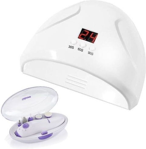 Lampă pentru Uscare a Unghiilor UV / LED Conținut set 12W Alb
