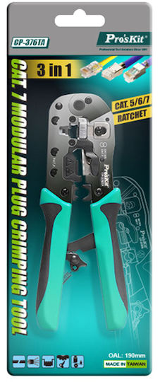Proskit Ethernet Internet Cable Crimping Plier RJ45 with Ratchet Mechanism