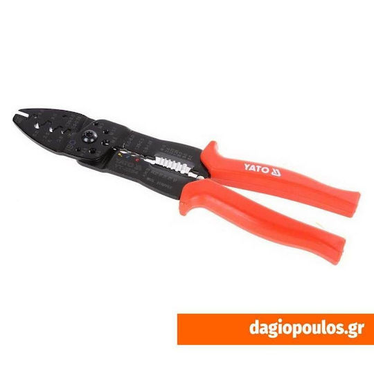 Yato Πρέσα Ακροδεκτών Διατομής 0.5 - 6mm² με Απογυμνωτή (Μήκος 250mm)