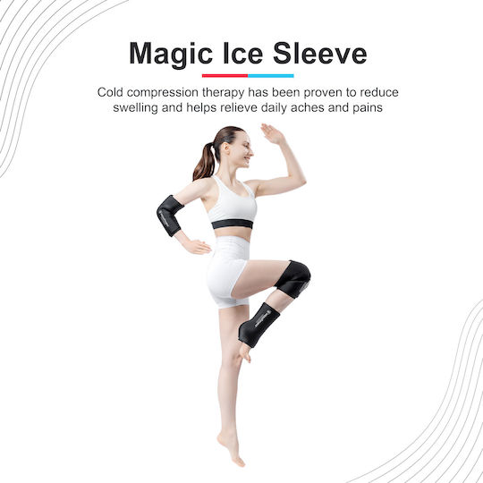 MegaFitness Ice Sleeve Elastic Arm Compression Sleeve In Black Color 888881