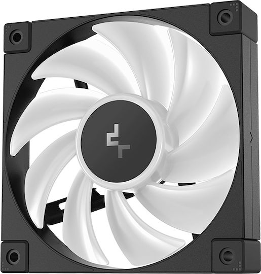 Deepcool FD12 Case Fan 120mm (2050rpm / 63.6cfm) με ARGB Φωτισμό και Σύνδεση 4-Pin PWM 3τμχ