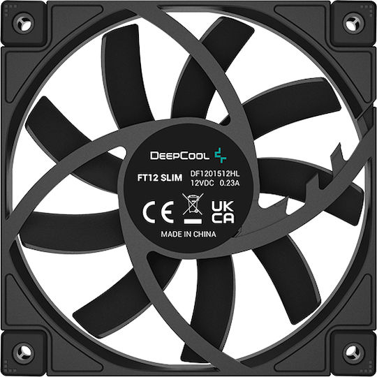 Deepcool FD12 Case Fan 120mm (2050rpm / 63.6cfm) με ARGB Φωτισμό και Σύνδεση 4-Pin PWM 3τμχ