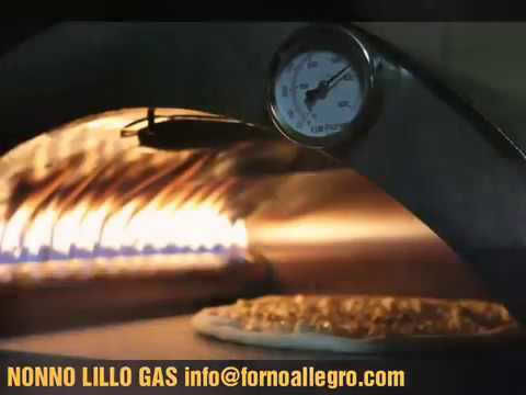 Edil Planet Nonno Lillo Gas Печка за Пица Газов Традиционен 60x50x30см